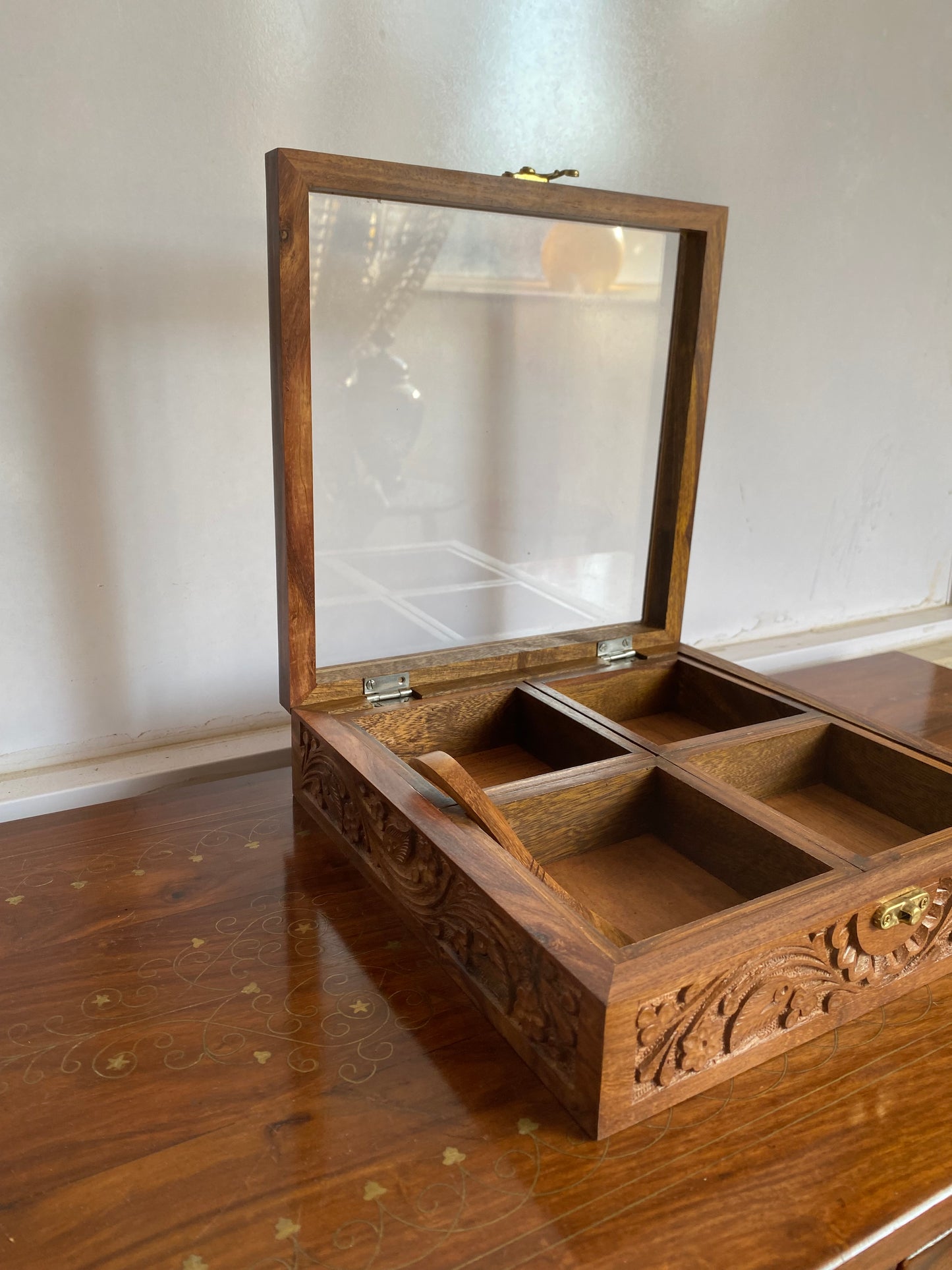 Masala Box with Carving Work - 4 removable portions
