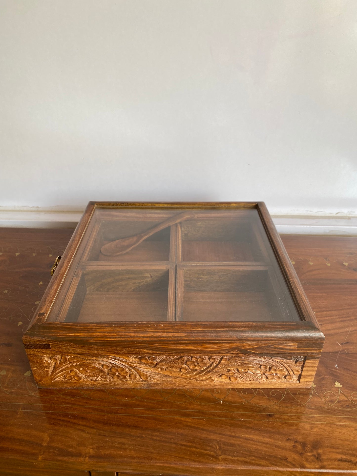 Masala Box with Carving Work - 4 removable portions