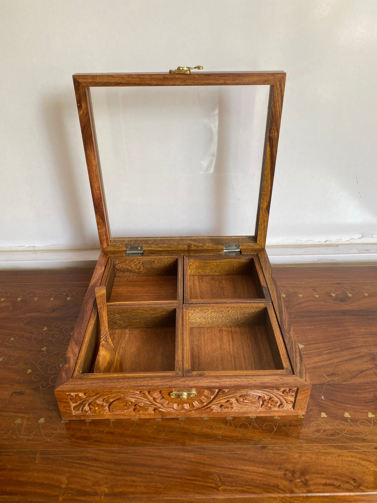 Masala Box with Carving Work - 4 removable portions