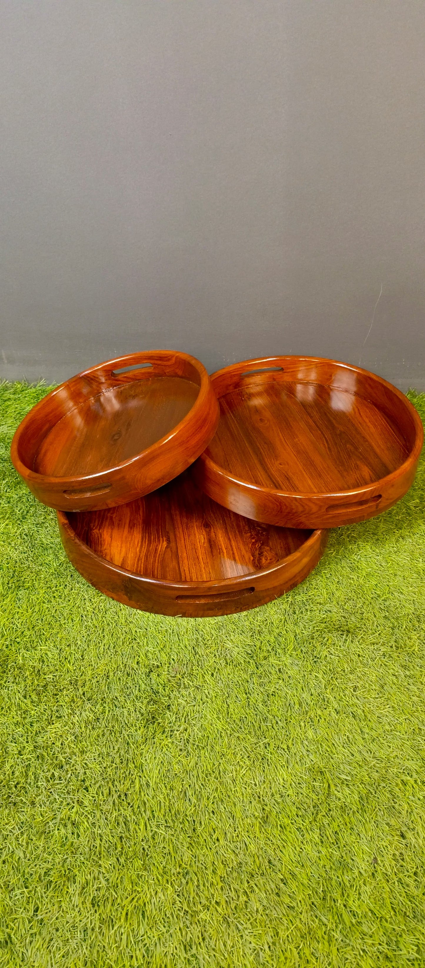 Solid Shesham Wood Tray