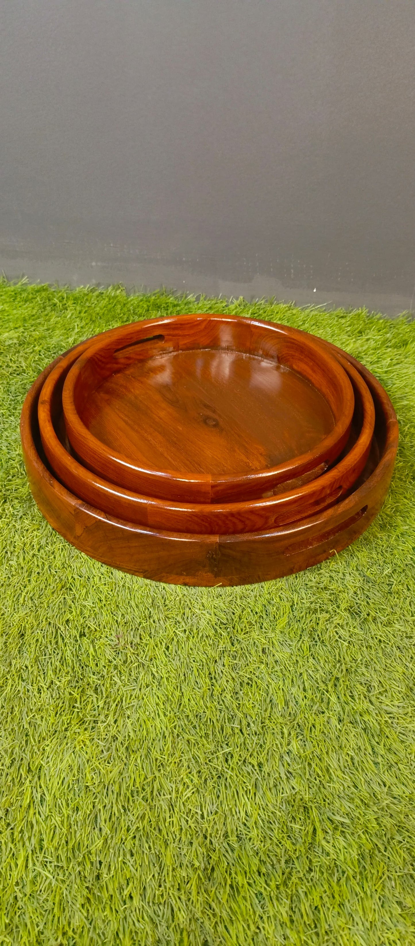 Solid Shesham Wood Tray