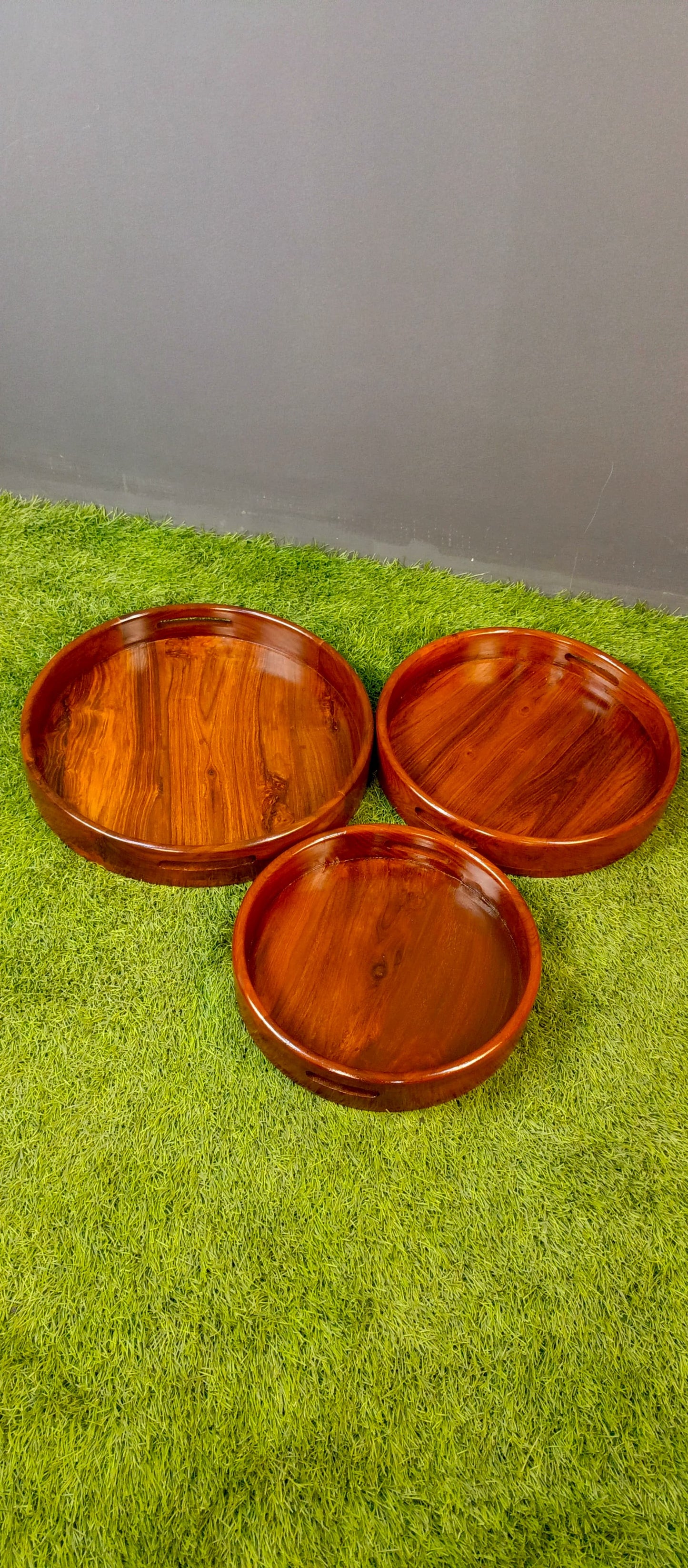 Solid Shesham Wood Tray